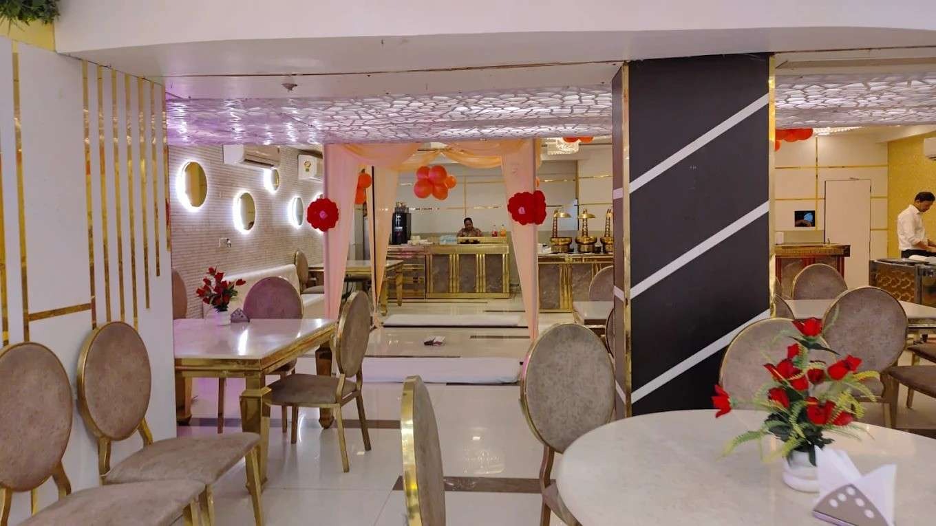 Modern banquet hall for engagement ceremonies and family celebrations in Noida.