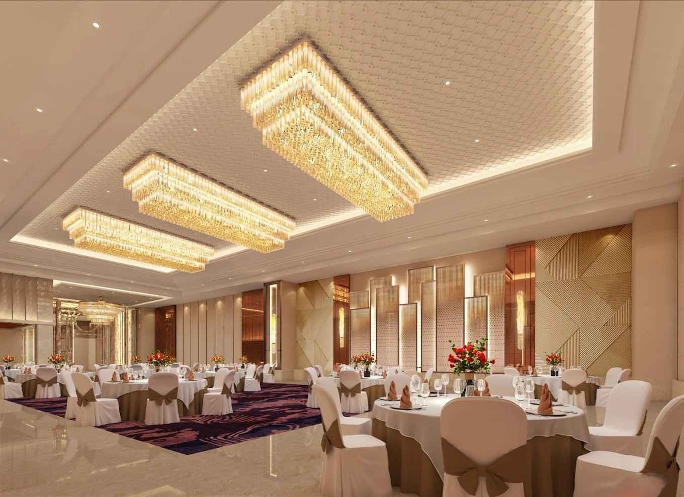 Luxury banquet venue for engagement parties and weddings in Noida.