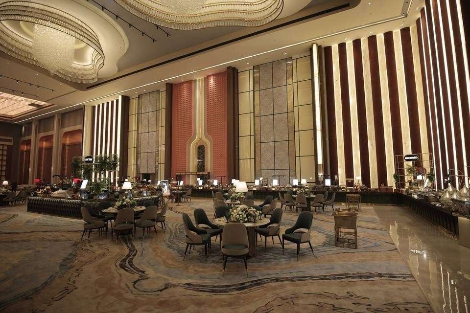 Elegant banquet hall for engagement and wedding celebrations in Gurgaon.