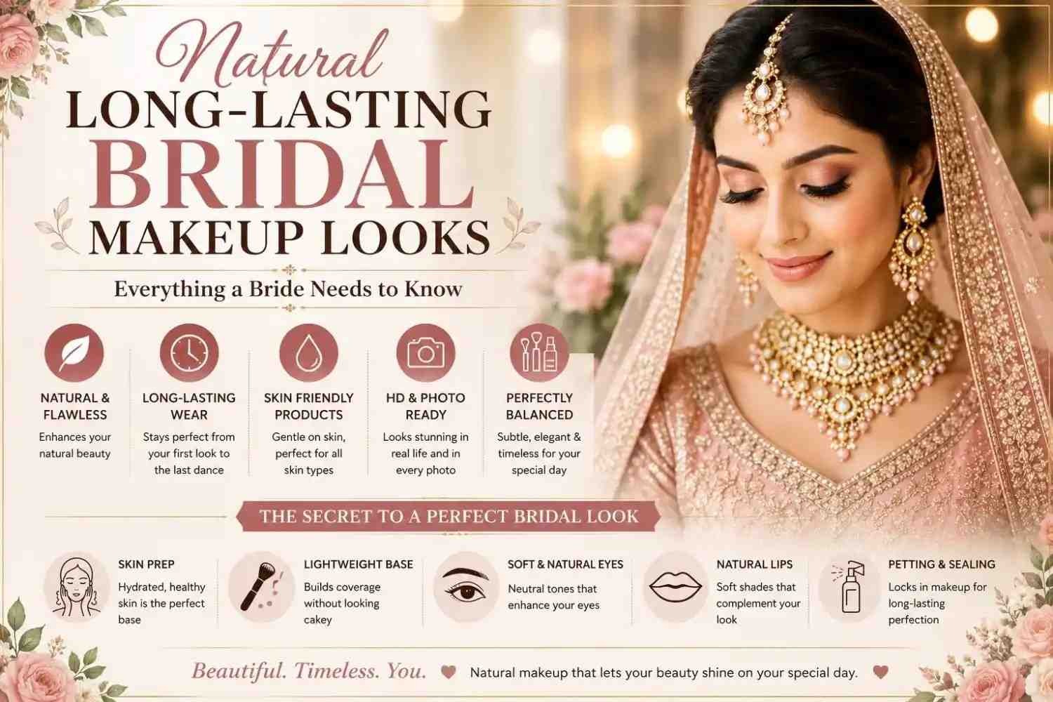 Natural Long-Lasting Bridal Makeup Looks: Everything a Bride Needs to Know