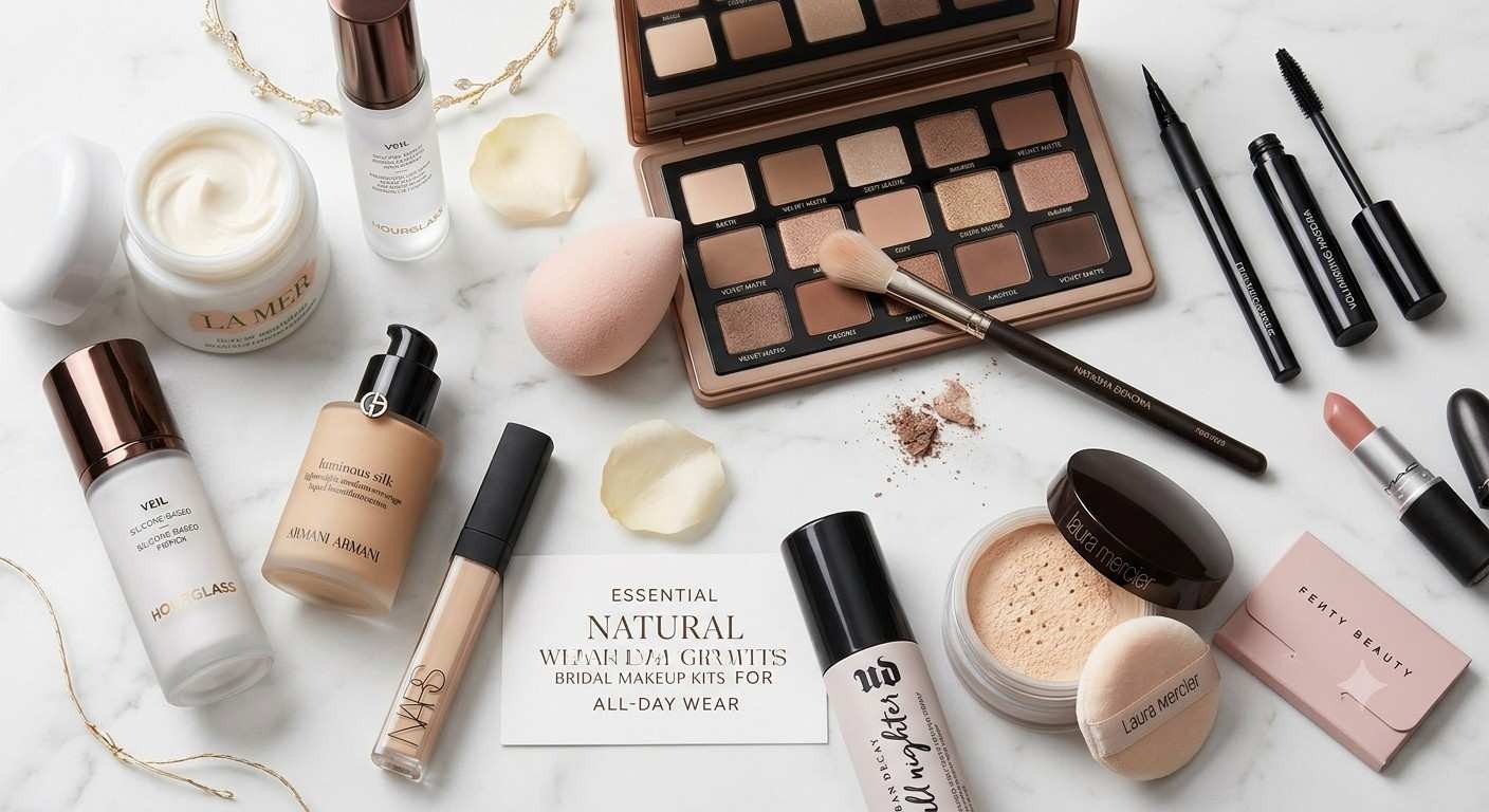 Best and addordable Essential Products for Natural Bridal Makeup Looks That Last Longer
like cream, and skincare.